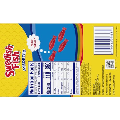 SWEDISH FISH Assorted Soft & Chewy Candy, 12 - 3.5 oz Boxes