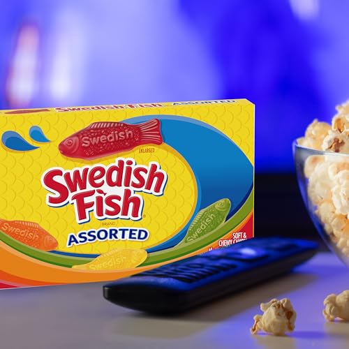 SWEDISH FISH Assorted Soft & Chewy Candy, 12 - 3.5 oz Boxes