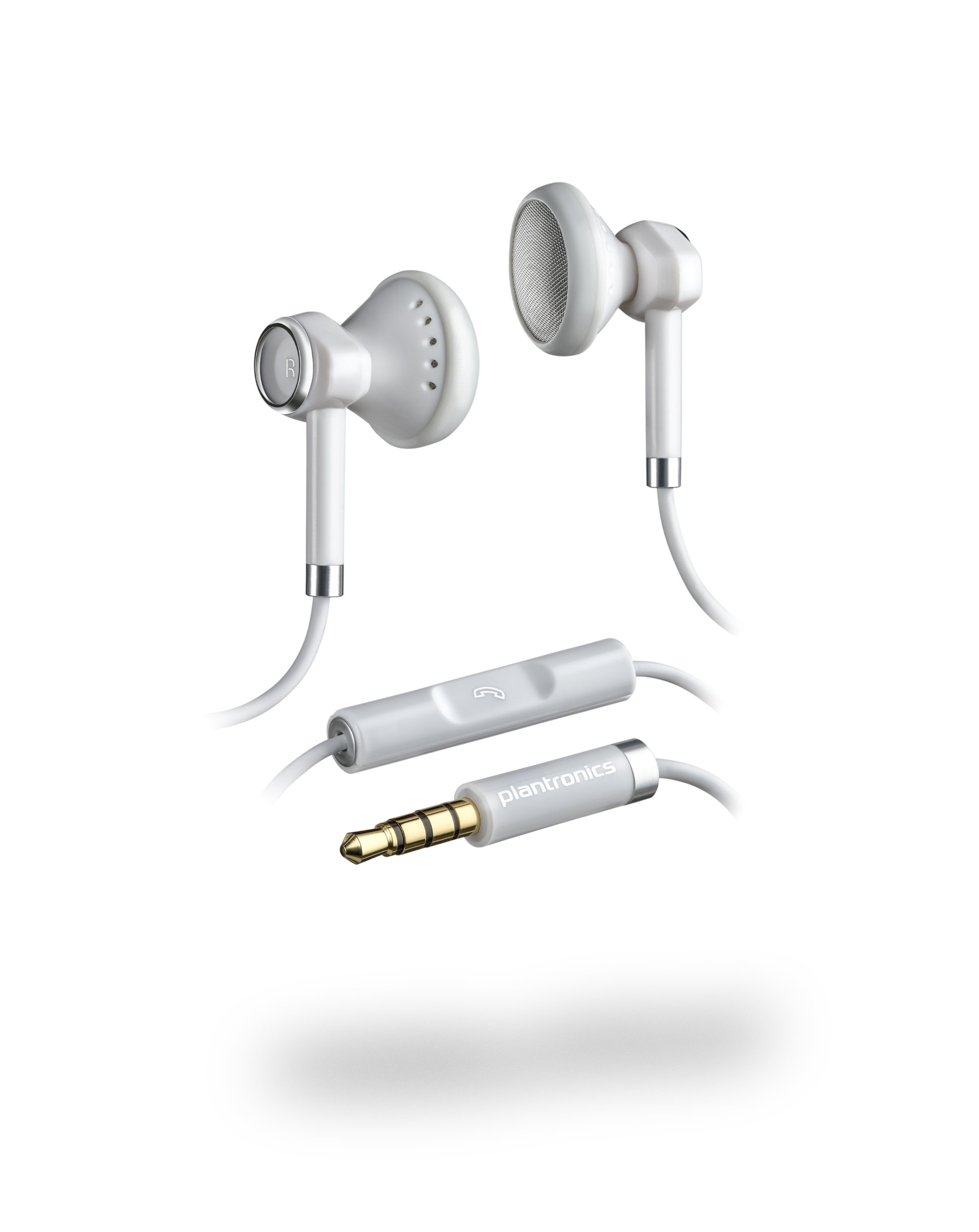 Plantronics BackBeat 116 Stereo Headphone with Mic for iPhone - Retail Packaging - White