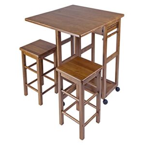 Winsome Wood Suzanne Kitchen, Square, Teak