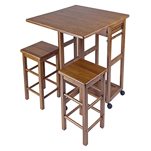 Winsome Wood Suzanne Kitchen, Square, Teak