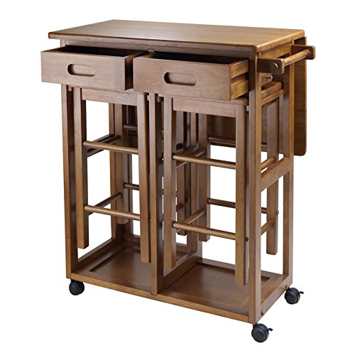 Winsome Wood Suzanne Kitchen, Square, Teak