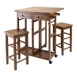 Winsome Wood Suzanne Kitchen, Square, Teak