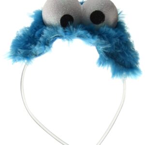 Disguise Women's Sesame Street Cookie Monster Adult Costume Headband, Blue, One Size