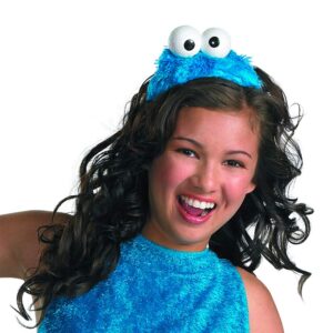 Disguise Women's Sesame Street Cookie Monster Adult Costume Headband, Blue, One Size