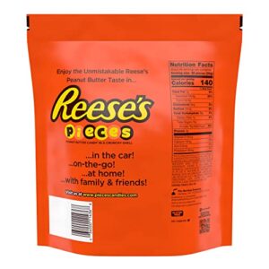 REESE'S PIECES Peanut Butter In a Crunchy Shell, Candy Bulk Bag, 48 oz