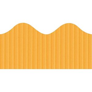 bordette scalloped decorative border p37074, 2-1/4" x 50', sunset gold, 1 roll