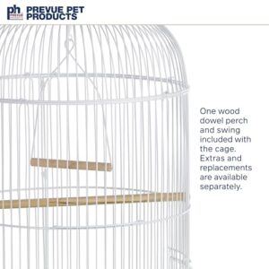 Prevue Hendryx SP31999G Classic Round Bird Cage, Green,1/2"