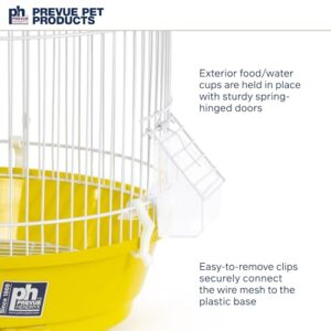 Prevue Hendryx SP31999Y Classic Round Bird Cage, Yellow