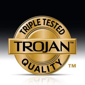 TROJAN Magnum XL Lubricated Premium Latex Condoms 12 Each