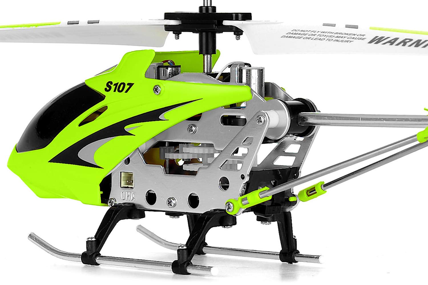 Syma S107G 3 Channel RC Radio Remote Control Helicopter with Gyro - Green