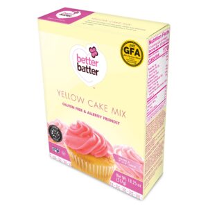 Better Batter Cake Mix Gluten Free Yellow -- 18.25 oz by Better Batter