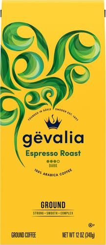 Gevalia Espresso Dark Roast Ground Coffee (12 oz Bag)