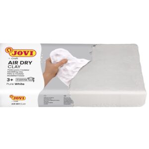 Jovi Air-Dry Modeling Clay; 1.1 lb. White, non-staining, perfect for Arts and Crafts Projects