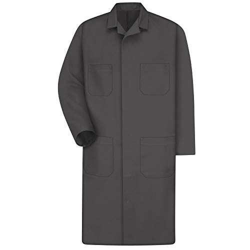 Red Kap Men's Shop Coat, Charcoal, 50