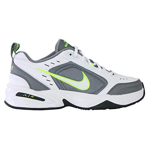 Nike Men's Air Monarch IV Cross Trainer, White/White-Cool Grey-Anthracite, 8 Regular US