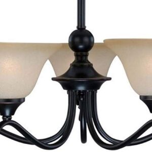 Hardware House 127547 Chandelier, 5 Light Dover Series/Classic Bronze