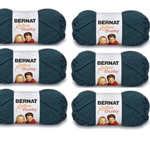 Bernat Softee Chunky Yarn (6-Pack) Teal 161128-28203