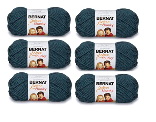 Bernat Softee Chunky Yarn (6-Pack) Teal 161128-28203