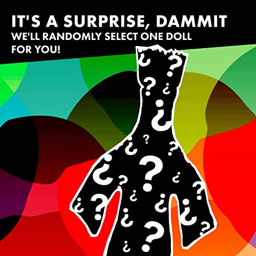 Dammit Doll - Classic Random Color, Stress Relief - Gag Gift - 1 Doll