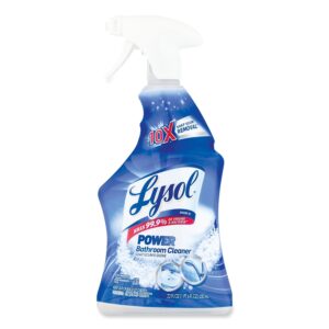 lysol with hydrogen peroxide bathroom cleaner, cool spring breeze, 22 fl oz