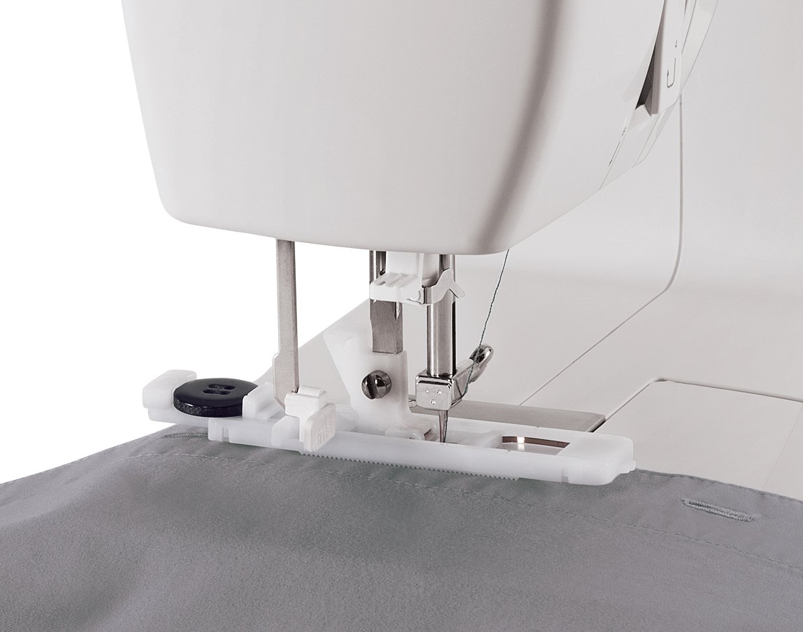 SINGER | Tradition 2277 Sewing Machine including 23 Built-In Stitches, Automatic Needle Threader, Snap-On Presser Feet, Automatic Tension, perfect for sewing all types of fabrics with ease, White