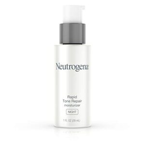 neutrogena rapid tone repair night cream with retinol, vitamin c and hyaluronic acid - anti wrinkle face and neck moisturizer - vitamin c, retinol, glycerin, hyaluronic acid, 1 fl. oz