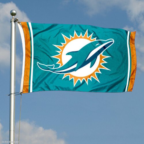 Miami Dolphins Large 3x5 Flag