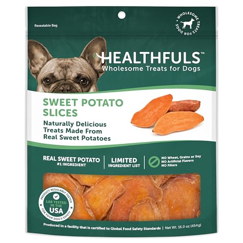 Healthfuls Sweet Potato Slices Dog Treats, 16oz