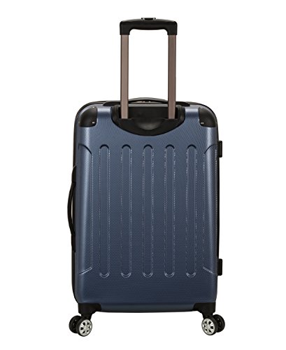 Rockland Hardside Expandable Luggage with Spinner Wheels, Blue, 28-24-20-Inch