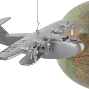 Hanging Airplane Mobile - Around The World Mobile by Authentic Models, Ceiling and Nursery Decor for All Ages, Attached World Globe