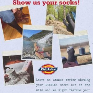 Dickies Men's Dri-tech Moisture Control Crew Socks Multipack