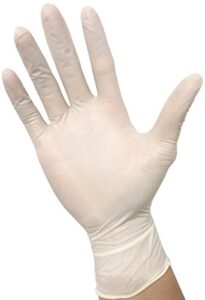 diamond gloves advance powder-free latex industrial gloves, large, 100 count, natural (b008n17v32)