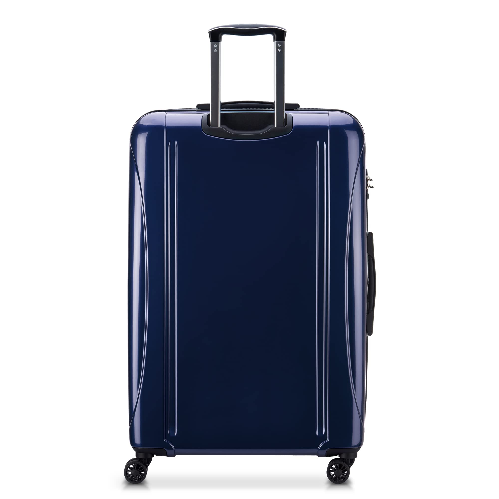 DELSEY Paris Helium Aero Hardside Expandable Luggage with Spinner Wheels, Blue Cobalt, Checked-Large 29 Inch