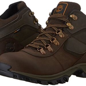 Timberland mens Anti-fatigue Hiking Waterproof Leather Mt. Maddsen Chukka Boot, Brown, 10.5 US