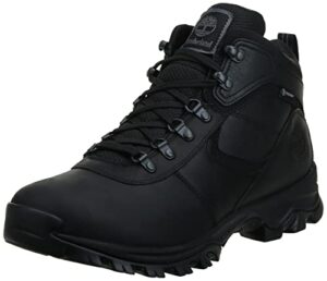 timberland men's anti-fatigue hiking waterproof leather mt. maddsen boot, black, 11.5