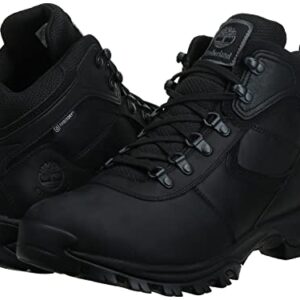 Timberland Men's Anti-Fatigue Hiking Waterproof Leather Mt. Maddsen Boot, Black, 11.5