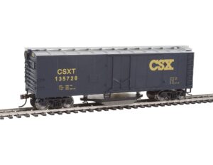 walthers trainline 40-foot plug-door track cleaning boxcar csx 135720, ho scale