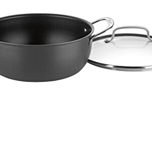 Cuisinart 650-26CP Chef's Classic 5-Quart Chili Pot with Cover Nonstick-Hard-Anodized, Black