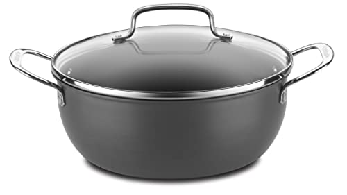 Cuisinart 650-26CP Chef's Classic 5-Quart Chili Pot with Cover Nonstick-Hard-Anodized, Black