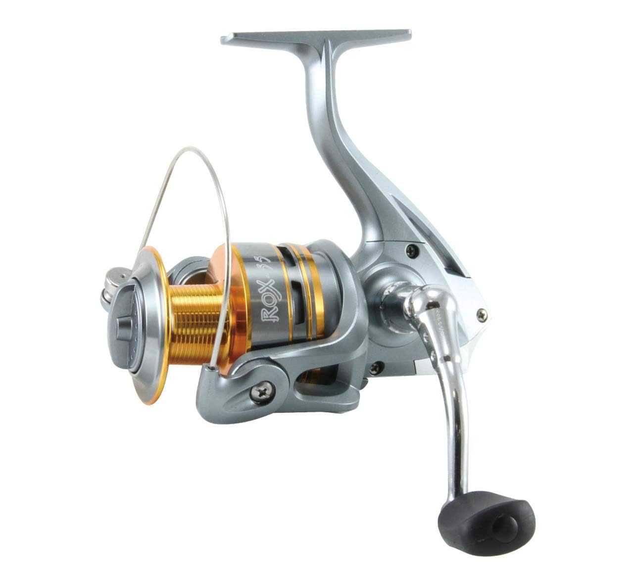 Okuma ROX-20 ROX Standard Speed Spinning Reel, Silver