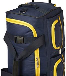 Rockland Rolling Duffel Bag, Navy, 40-Inch