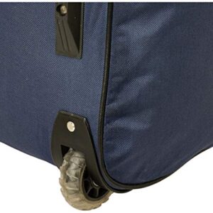 Rockland Rolling Duffel Bag, Navy, 40-Inch