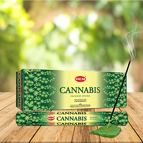 Hem Cannabis Incense Sticks - Pack of 6-120 Count - 301g