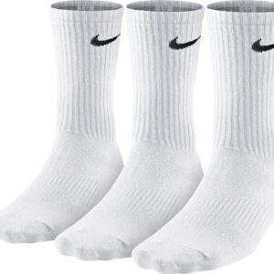 Nike Lightweight Athletic Crew Sicks Men's 3 Pack White Medium