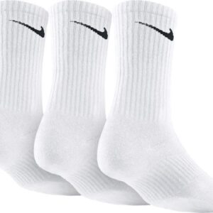 Nike Lightweight Athletic Crew Sicks Men's 3 Pack White Medium