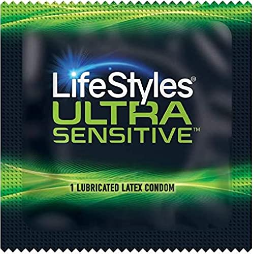 Lifestyles Rubber Ultra Sensitive Condom - 100 Condoms