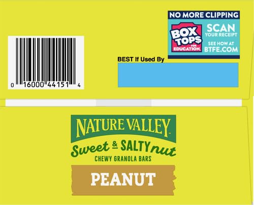 Nature Valley Sweet and Salty Granola Bars, Peanut, 30 Bars, 36 OZ