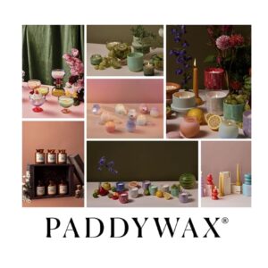 Paddywax Scented Relish Collection Soy Wax Artisan Candle in Glass Jar with Lid, 9.5-Ounce, Pomegranate + Spruce