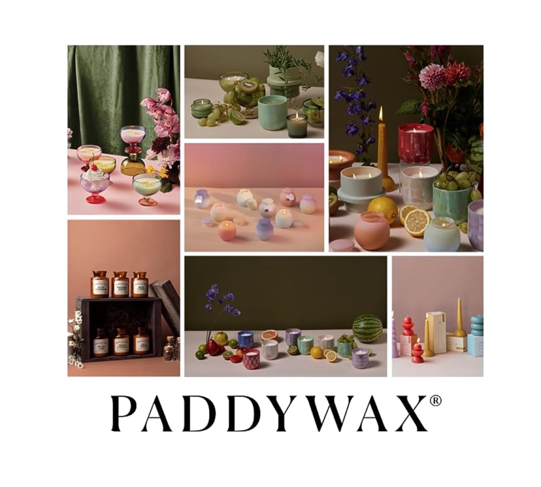 Paddywax Scented Relish Collection Soy Wax Artisan Candle in Glass Jar with Lid, 9.5-Ounce, Pomegranate + Spruce